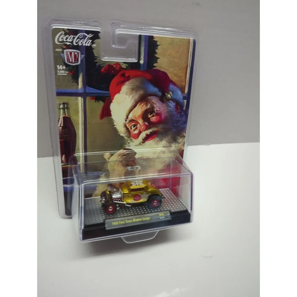 M2 Machines Christmas Coca-Cola 1932 Ford Three Window Coupe Limited Ed. 9600